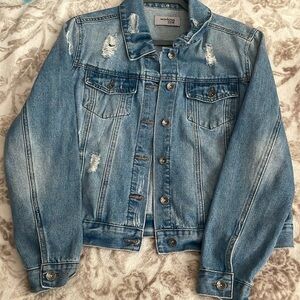 Ripped Jean Jacket